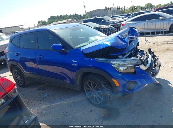 KNDEPCAA6M7212974 2021 KIA SELTOS Blue Սարքավորումների վահանակի տեսք