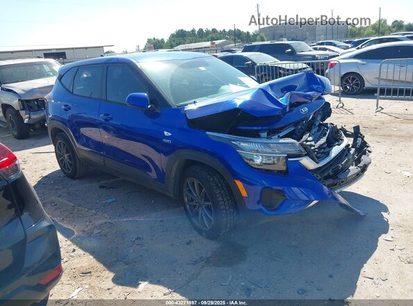KNDEPCAA6M7212974 2021 KIA SELTOS Blue Առջևի աջ