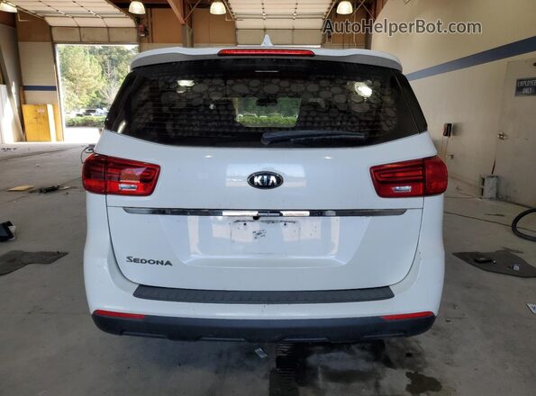 KNDMA5C17L6595852 2020 KIA SEDONA White Հետևի տեսք