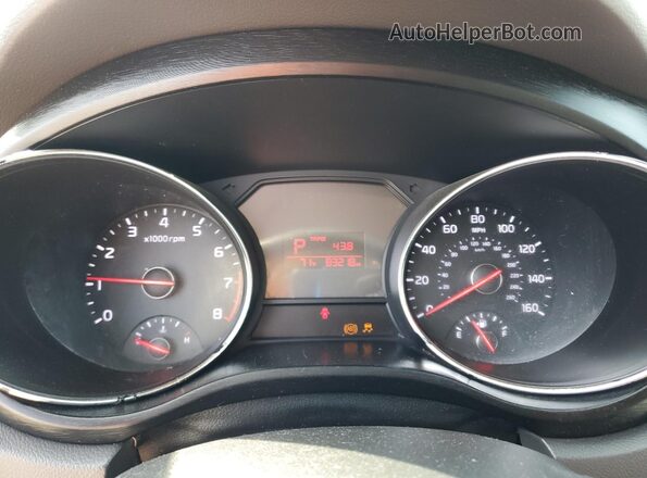 KNDMB5C10G6165857 2016 KIA SEDONA Gray Vista del cuadro de instrumentos
