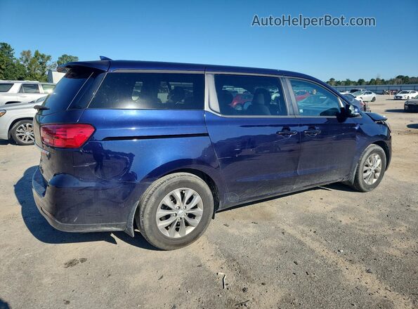 KNDMB5C11M6668258 2021 KIA SEDONA Blue Задня права чверть