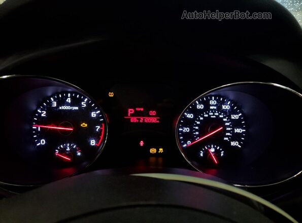 KNDMB5C13G6144369 2016 KIA SEDONA Blue Widok zestawu wskaźników
