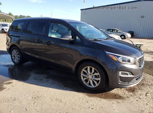 KNDMB5C14L6578150 2020 KIA SEDONA Gray Przód prawy