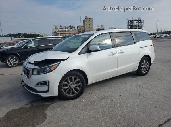 KNDMB5C14L6615908 2020 KIA SEDONA White Przód lewy