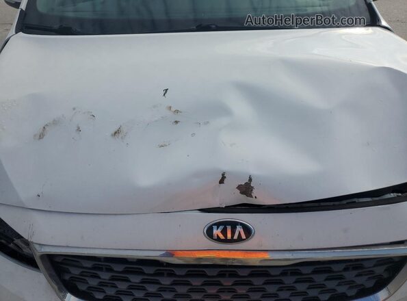 KNDMB5C14L6615908 2020 KIA SEDONA White Widok komory silnika