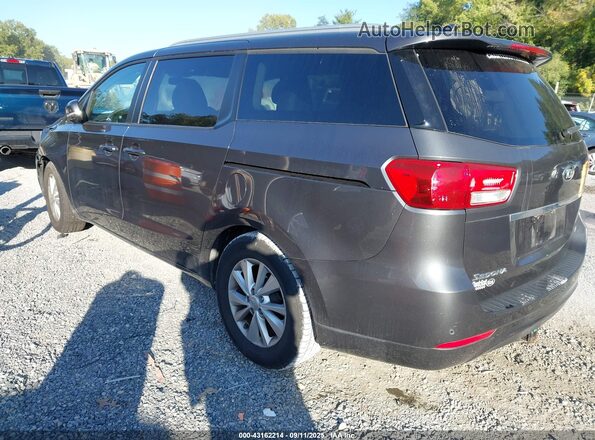 KNDMB5C15H6333090 2017 KIA SEDONA Black Tył lewy