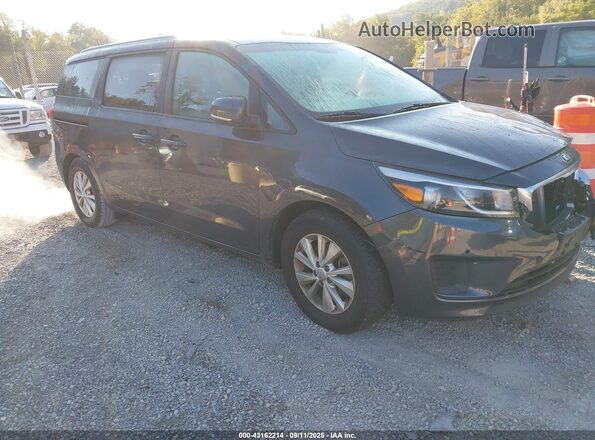 KNDMB5C15H6333090 2017 KIA SEDONA Black Przód prawy