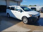 2017 Kia Sedona Lx White vin: KNDMB5C15H6335650