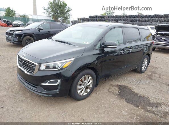 KNDMB5C18M6668080 2021 KIA SEDONA Black Передня ліва чверть