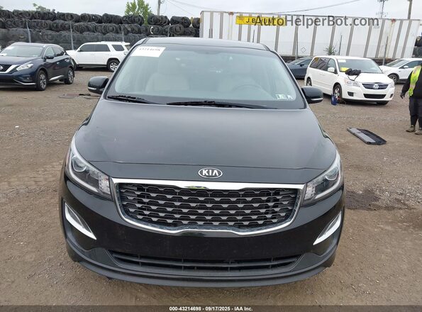 KNDMB5C18M6668080 2021 KIA SEDONA Black Вид спереду