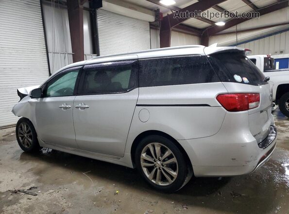 KNDME5C1XJ6380192 2018 KIA SEDONA Серебряный Задняя левая четверть