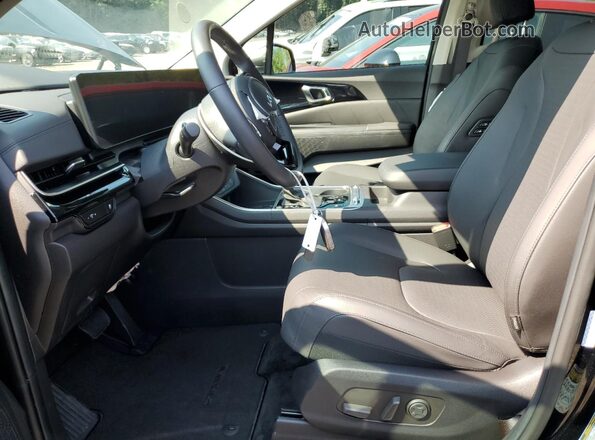 KNDNE5K30S6463039 2025 KIA CARNIVAL Black Вид салону спереду