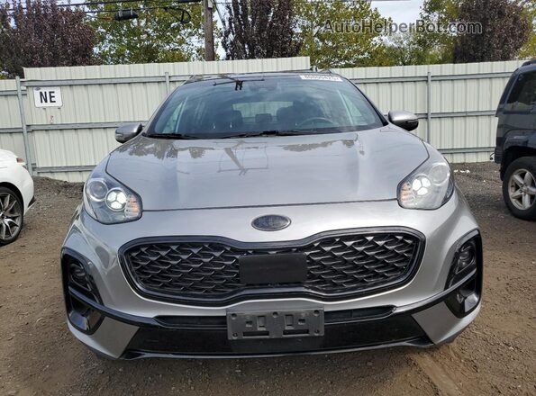 KNDP6CAC8M7917840 2021 KIA SPORTAGE Серебряный Вид спереди