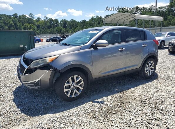 KNDPB3AC6G7822595 2016 KIA SPORTAGE Silver Przód lewy