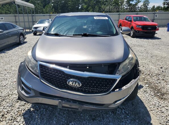 KNDPB3AC6G7822595 2016 KIA SPORTAGE Silver Widok z przodu