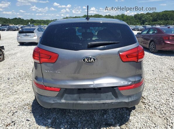 KNDPB3AC6G7822595 2016 KIA SPORTAGE Silver Widok z tyłu