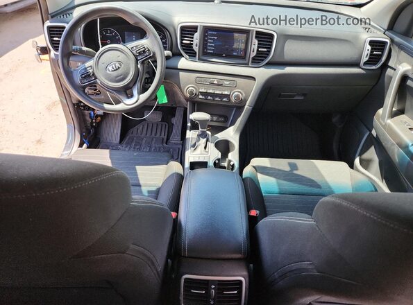 KNDPM3AC0J7346006 2018 KIA SPORTAGE Black Widok deski rozdzielczej