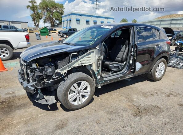 KNDPM3AC0J7346006 2018 KIA SPORTAGE Black Przód lewy