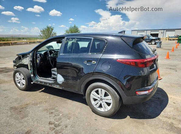 KNDPM3AC0J7346006 2018 KIA SPORTAGE Black Tył lewy
