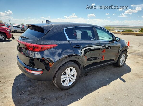 KNDPM3AC0J7346006 2018 KIA SPORTAGE Black Tył prawy