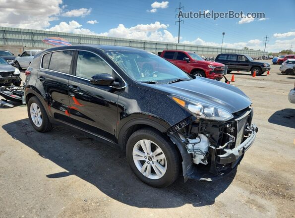 KNDPM3AC0J7346006 2018 KIA SPORTAGE Black Przód prawy