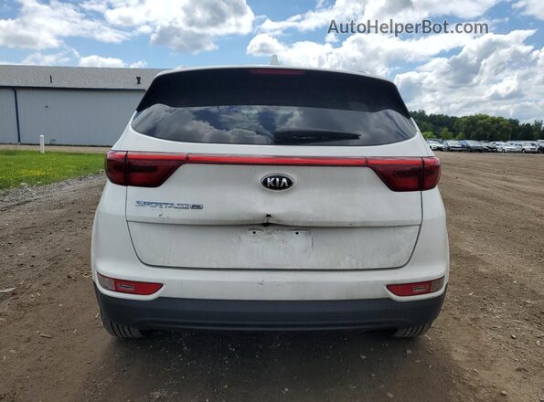 KNDPM3AC1J7321003 2018 KIA SPORTAGE Белый Вид сзади