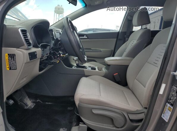 KNDPM3AC6J7422831 2018 KIA SPORTAGE Gray Սալոնի դիմացի տեսք