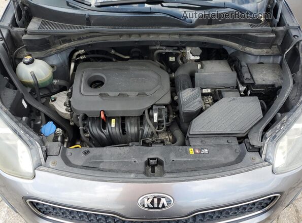 KNDPM3AC6J7422831 2018 KIA SPORTAGE Gray Շարժիչի բաժամունքի տեսք