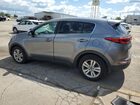 2018 Kia Sportage Lx Gray vin: KNDPM3AC6J7422831