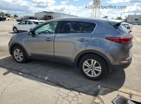 KNDPM3AC6J7422831 2018 KIA SPORTAGE Gray Հետևի ձախ
