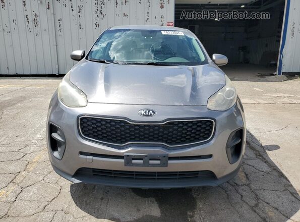 KNDPM3AC6J7422831 2018 KIA SPORTAGE Gray Դիմացի տեսք