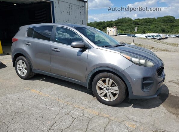 KNDPM3AC6J7422831 2018 KIA SPORTAGE Gray Առջևի աջ