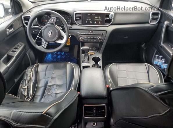 KNDPM3AC6M7878056 2021 KIA SPORTAGE Серебряный Вид панели приборов