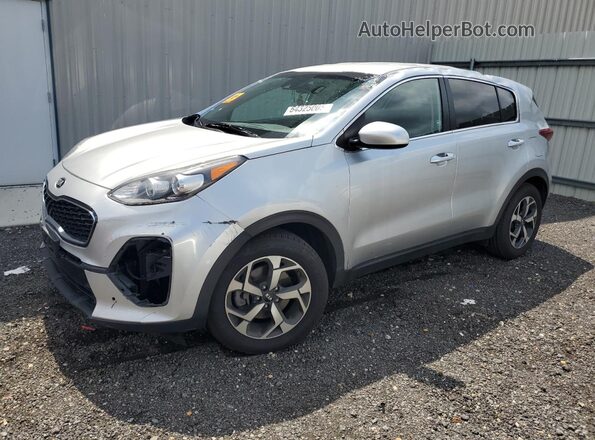 KNDPM3AC6M7878056 2021 KIA SPORTAGE Серебряный Передняя левая четверть