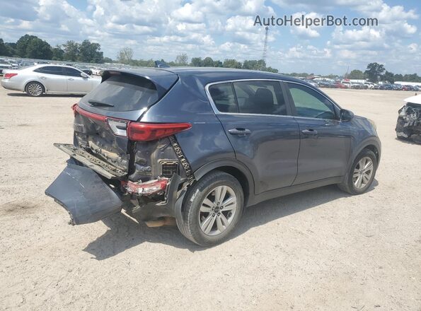 KNDPM3AC8J7310449 2018 KIA SPORTAGE Синий Задняя правая четверть