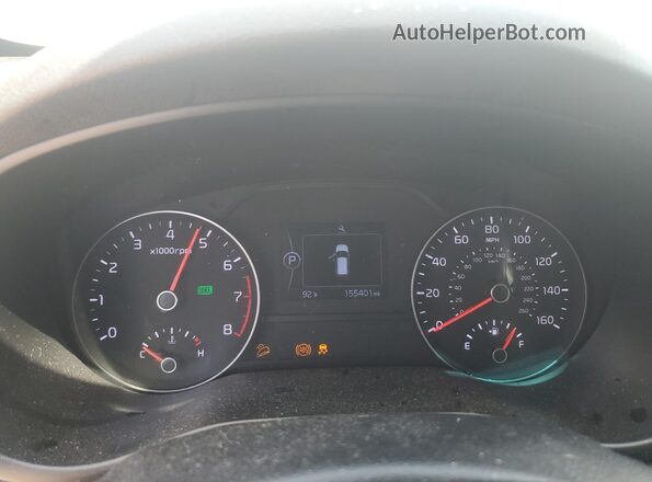 KNDPM3AC8J7310449 2018 KIA SPORTAGE Синий Вид щитка приборов