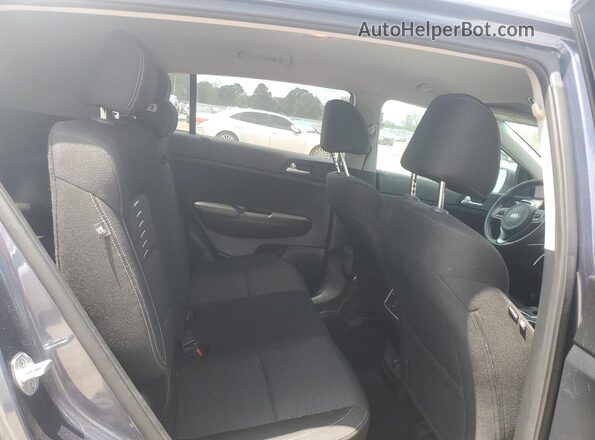 KNDPM3AC8J7310449 2018 KIA SPORTAGE Синий Вид задней части салона