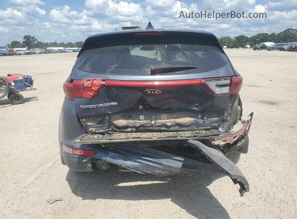 KNDPM3AC8J7310449 2018 KIA SPORTAGE Синий Вид сзади