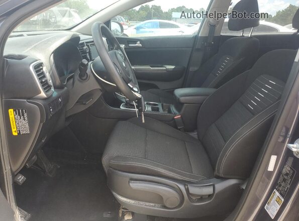 KNDPM3AC8J7310449 2018 KIA SPORTAGE Синий Вид салона спереди