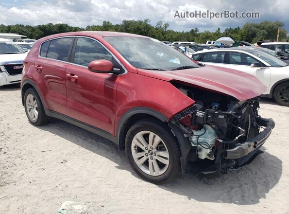KNDPM3AC8J7463543 2018 KIA SPORTAGE Red Przód prawy