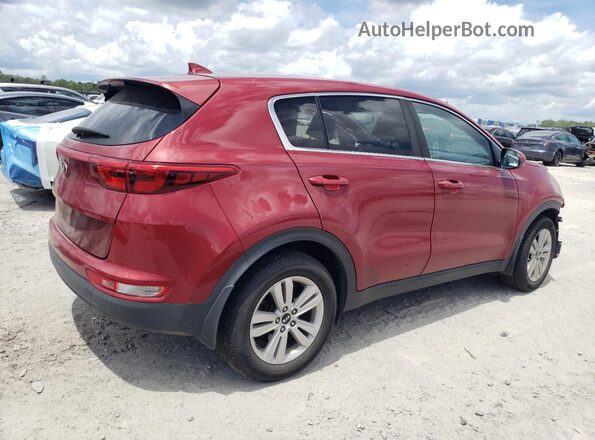 KNDPM3AC8J7463543 2018 KIA SPORTAGE Red Tył prawy