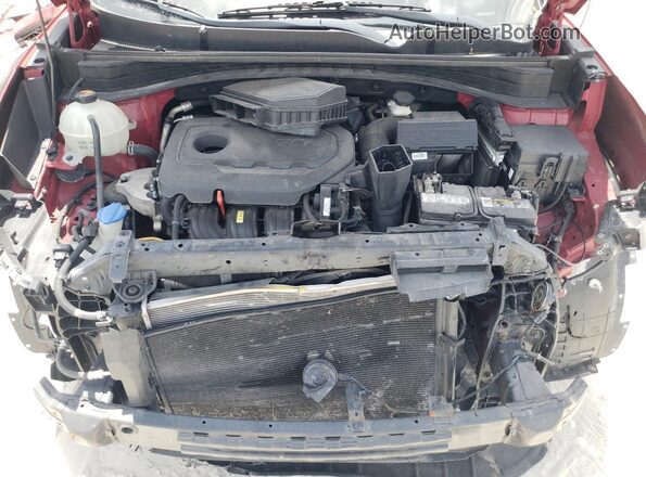 KNDPM3AC8J7463543 2018 KIA SPORTAGE Red Widok komory silnika