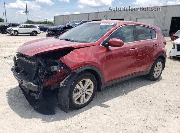 KNDPM3AC8J7463543 2018 KIA SPORTAGE Red Przód lewy