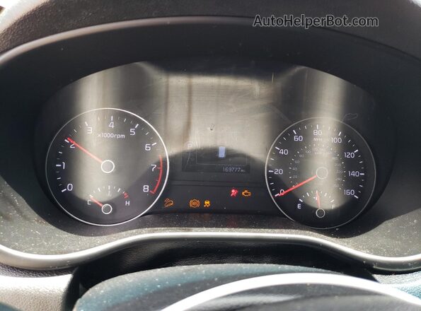 KNDPM3AC8J7463543 2018 KIA SPORTAGE Red Widok zestawu wskaźników