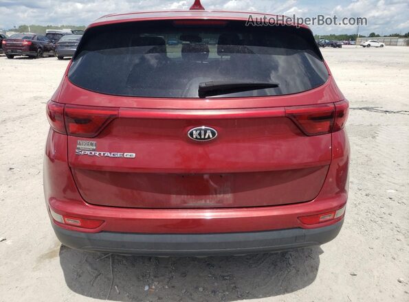 KNDPM3AC8J7463543 2018 KIA SPORTAGE Red Widok z tyłu