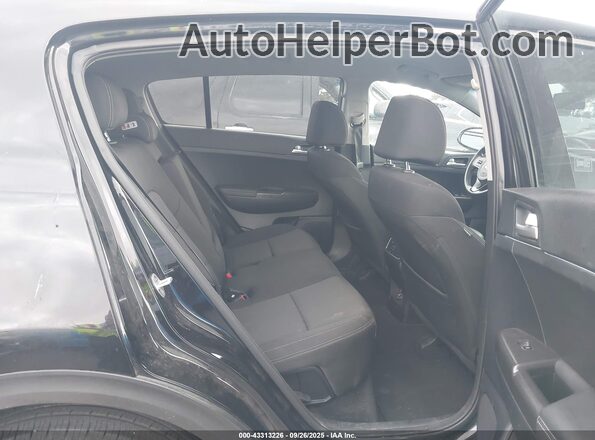 KNDPM3AC8K7566513 2019 KIA SPORTAGE Black Widok naklejki z numerem VIN