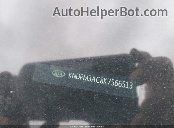 KNDPM3AC8K7566513 2019 KIA SPORTAGE Black Widok komory silnika