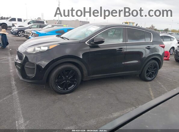 KNDPM3AC8K7566513 2019 KIA SPORTAGE Black Widok wnętrza z tyłu