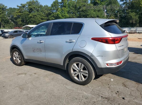 KNDPM3AC9J7447657 2018 KIA SPORTAGE Серебряный Задняя левая четверть