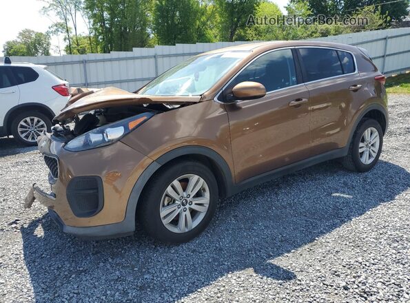 KNDPM3ACXJ7345848 2018 KIA SPORTAGE Brown Przód lewy